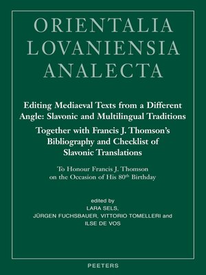 cover image of Editing Mediaeval Texts from a Different Angle
